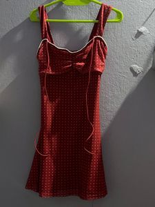 Cute Polka Dot Mini Dress