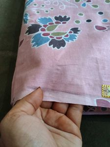 beautiful pakistani pink dress material.