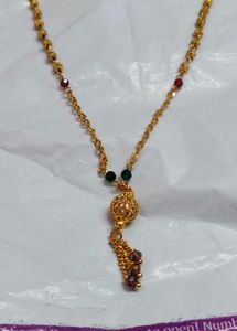 Necklace with Red &amp; Green Beads