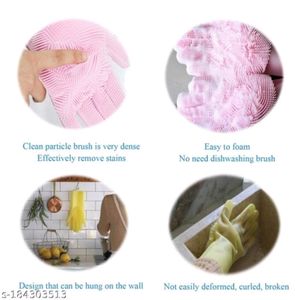 💥 Pair Kitchen Gloves for Dish washing, Cleaning,