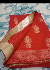 BEAUTIFUL RED ND PINK BLOUSE