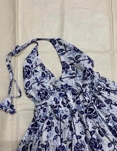 Halter neck Desi Short Kurti