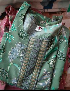 Floral Print Kurta set with dupatta