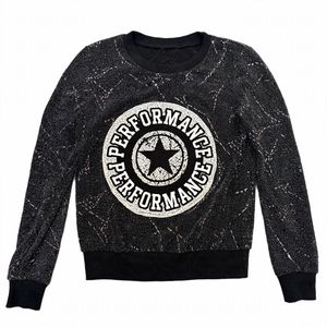 Graphic Print Crewneck Sweatshirt