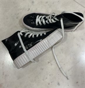 Black High-Top Sneakers Eur 37