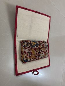 Handmade Jute &amp; Bamboo Pouch