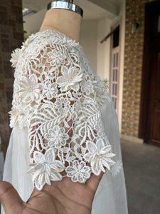 Elegant White Wedding Gown