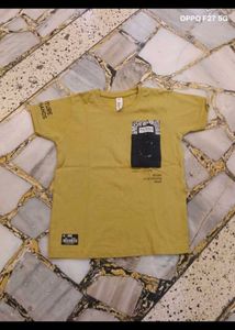 39. Yellow Graphic Print T-Shirt