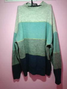 Color Block Pullover Sweater