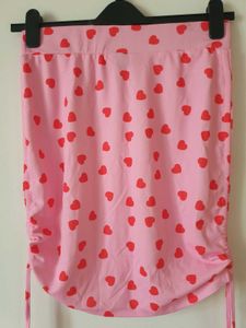 Candy hearts Mini Ruched skirt