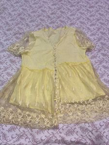 Elegant Yellow korean top 💛