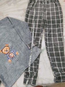 Cute Bear woolen payjama set