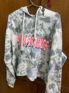 Zudio Tie-Dye Cropped Hoodie