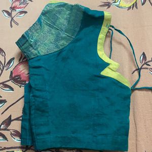 dark green colour blouse