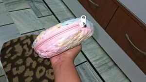Cute Fuzzy Butterfly Pouch