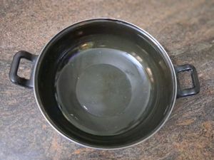 Dark Cooking Pan with Handles