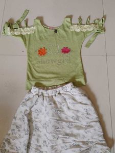 Cute Girls Top &amp; Skirt Set