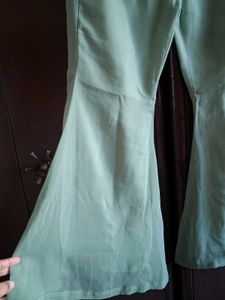 Pastel Print Kurta with Palazzo Pants