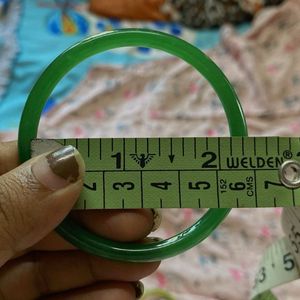 Set of 5 Green Bangles (Light&amp;Dark)