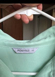Light Green Button-Up Shirt