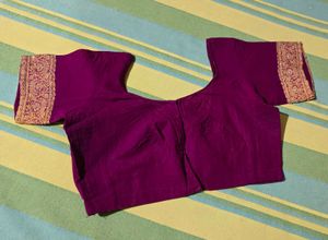 eligent saree with blouse(size-34)