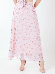 Flowy Floral Crop Top &amp; Skirt Set