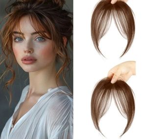 Brown Clip-in Hair Bangs