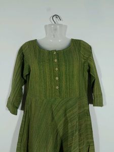 Olive Green Kurta For Women's