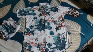 co-ord set for Men's Tropical Print