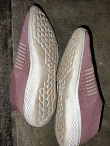 Comfortable Pink Slip-On Sneakers
