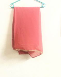 Elegant Red Anarkali Kurta with Dupatta