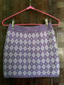 Pinterest-Style Knit Mini Skirt 💜