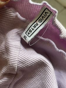 Lavender Inverted Top