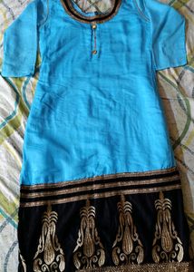 Festive Offer !!!!!Fantabulous Aqua Blue Kurta