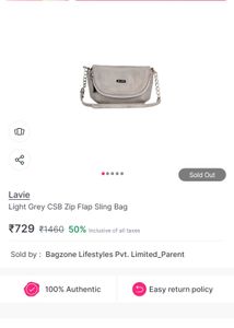 Chic Grey Chain Strap Crossbody Bag