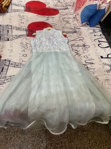 Shimmer Sea Green Gracious Gown