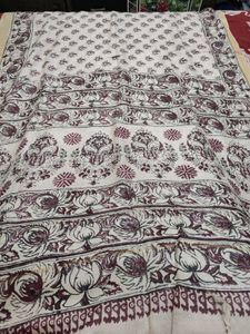 Beautiful Indian Block Print Fabric tussar