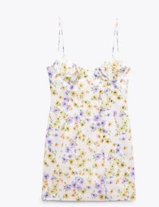 Zara Floral Print Mini Dress