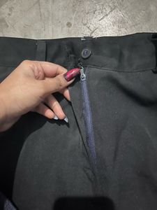 Black Flared Leg Pants