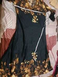 Elegant Floral Print abaya