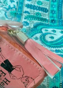 Brand new Cute Orange "Hello Friends" Wallet
