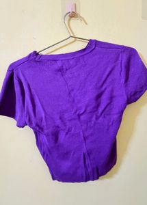 ONLY Purple Knit Sweater