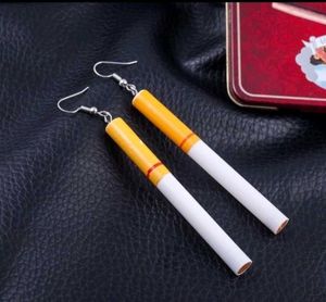 Novelty Cigarette Earrings