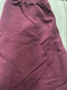 Burgundy Casual Pants