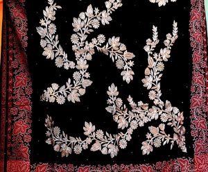 Elegant Embroidered Shawl