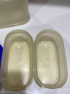 Set of 4 Clear Food Storage Containers