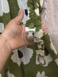 Chic Green Floral Maci Dress
