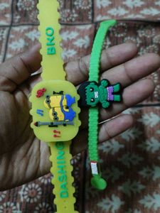 Minions &amp; Hulk light Bracelets