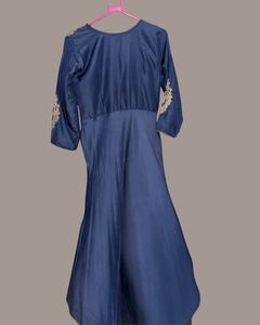 Elegant Navy Blue Ethnic Gown