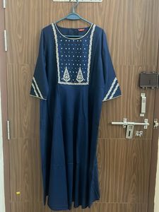 Elegant Navy Blue Kurta